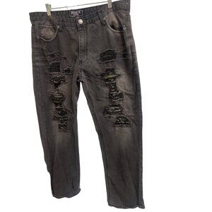 Brooklyn Express Men's Black Pants/Jean/Straight Leg Size40x32 SKU 1770